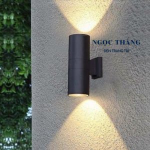 Alternative view of Đèn Hắt Tường cao 30cm trang trí trong nhà ngoài trời Led 20W 220V VNT3502/2B Đen Ngọc Thắng