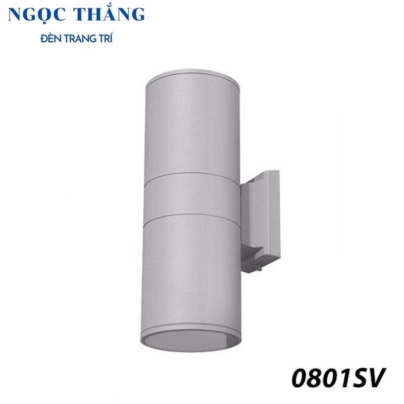 Đèn Led treo tường hắt tường cao 30cm trang trí trong nhà ngoài trời ánh sáng vàng Led 20W 220V VNT3502-2A màu xám Ngọc Thắng - Ảnh 10