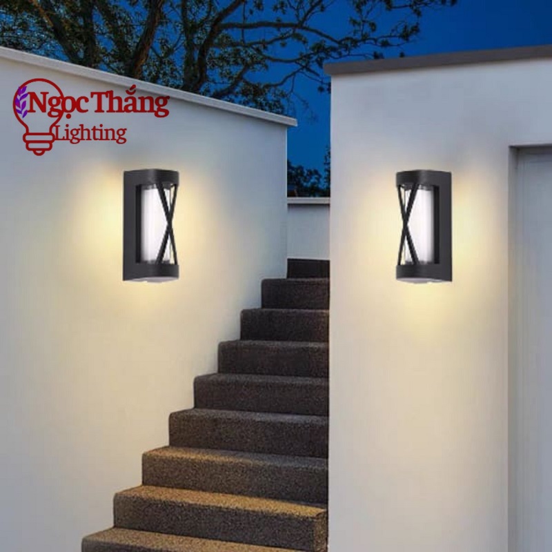 Đèn Led treo tường hắt tường ngoài trời phòng ngủ phòng khách cầu thang Led 7W VNT1065 220V Ngọc Thắng