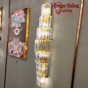 Alternative view of Đèn treo tường ốp tường pha lê cao cấp trang trí phòng khách phòng ngủ cầu thang Led 70W E14 220V GT3051 Ngọc Thắng