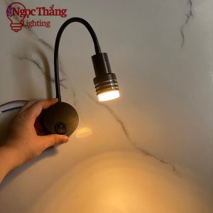 Đèn Led đọc sách chiếu tranh gắn tường phòng ngủ Led 5W 220V PT8501C Ngọc Thắng