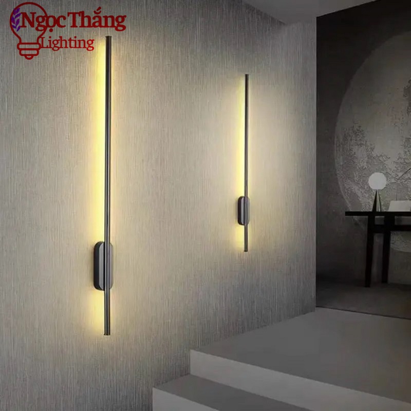 Đèn Led treo tường 100cm 3 chế độ màu ốp tường trang trí phòng khách phòng ngủ cầu thang Led 18W VT92 Ngọc Thắng - Ảnh 8