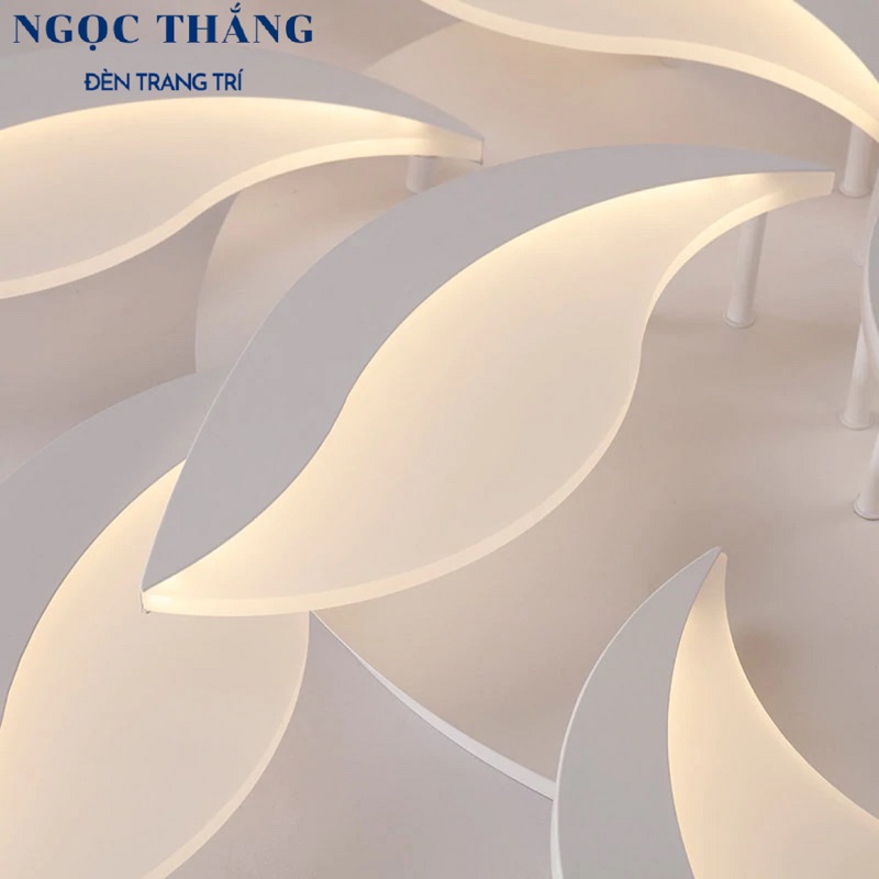 Đèn Mâm LED 15 Cánh Ốp Trần Hiện Đại Trang Trí Phòng Khách MO930 Ngọc Thắng (Tặng kèm remote điều khiển từ xa) - Ảnh 5