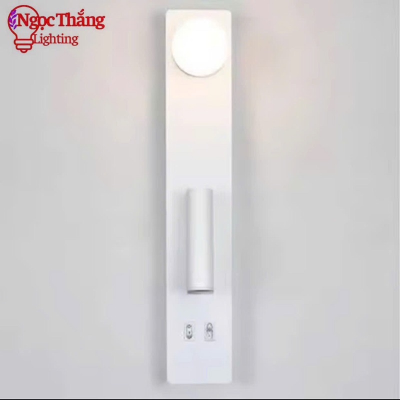 Đèn đọc sách Đèn ngủ gắn tường phòng khách phòng ngủ Bảo hành 24 tháng Led 6W V860B 220V Ngọc Thắng - Ảnh 5