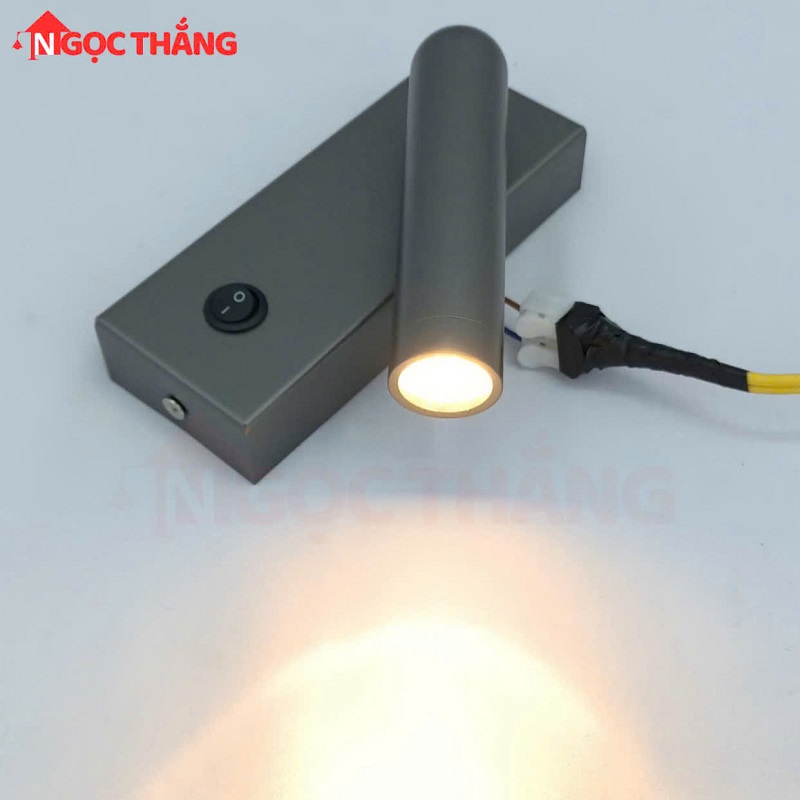 Đèn roị đọc sách gắn tường phòng ngủ có công tắt Bảo hành 24 tháng Led 3W VRT22 Ngọc Thắng - Ảnh 9