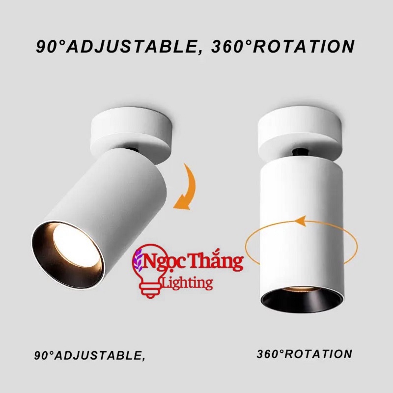 Đèn rọi tranh gắn tường đế ngồi Led 7W trang trí shop phòng ngủ phòng khách PT002A Ngọc Thắng