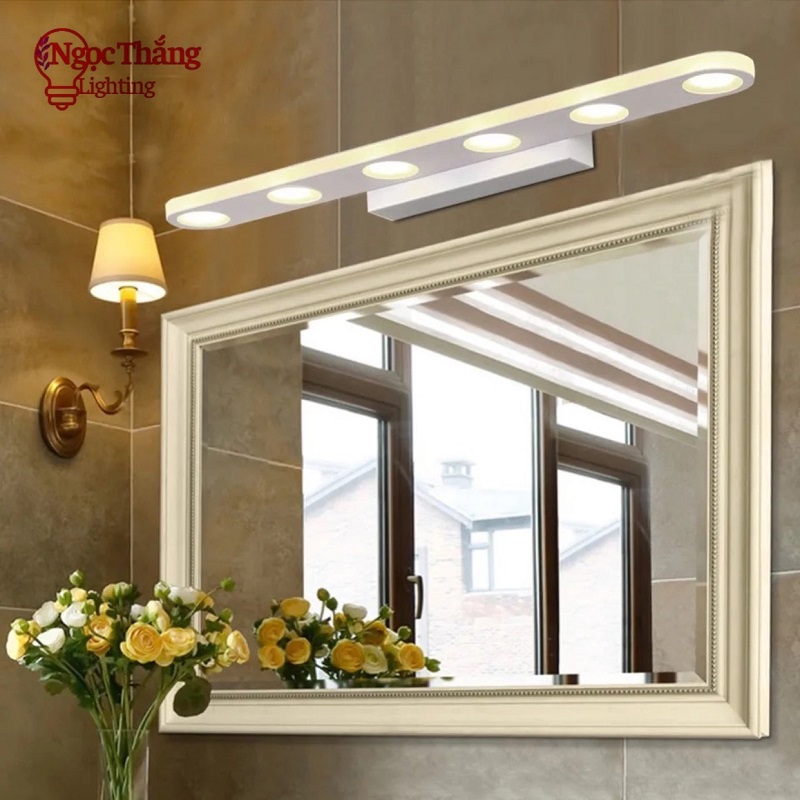 Đèn Rọi Tranh Rọi Gương Dài 58cm Trang Trí Trong Nhà Led 3 Màu Bảo Hành 24 Tháng PT8219L Ngọc Thắng
