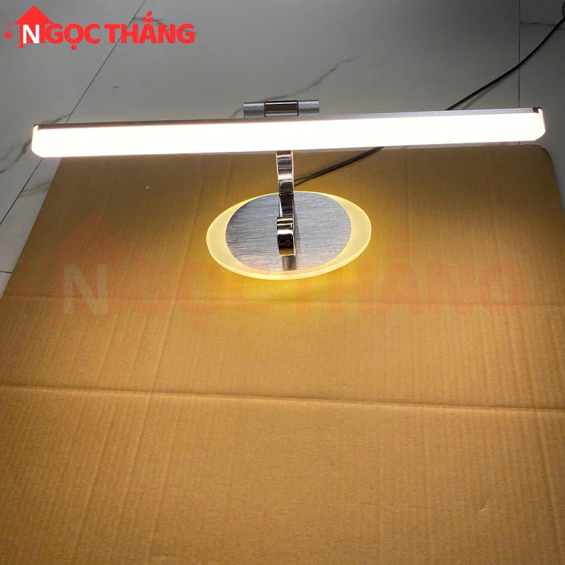 Đèn Rọi Tranh Rọi Gương 41cm Bảo Hành 24 Tháng Trang Trí Trong Nhà Led 3 Màu 8W PT6532S Ngọc Thắng