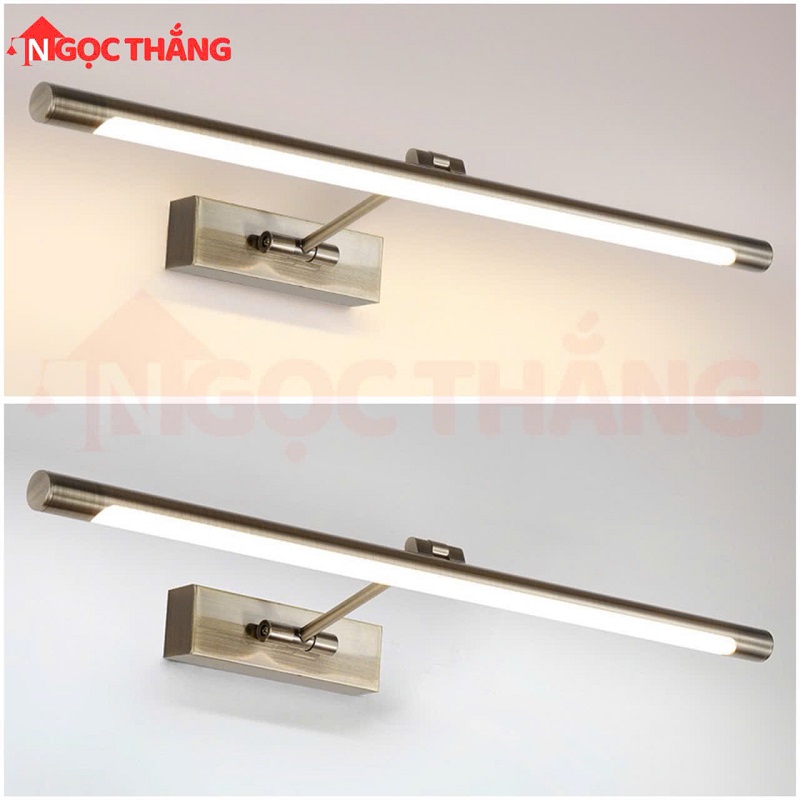 Đèn Rọi Tranh Rọi Gương 58cm Bảo Hành 24 Tháng Trang Trí Trong Nhà Led 3 Màu 12W PT8674 Ngọc Thắng - Ảnh 6