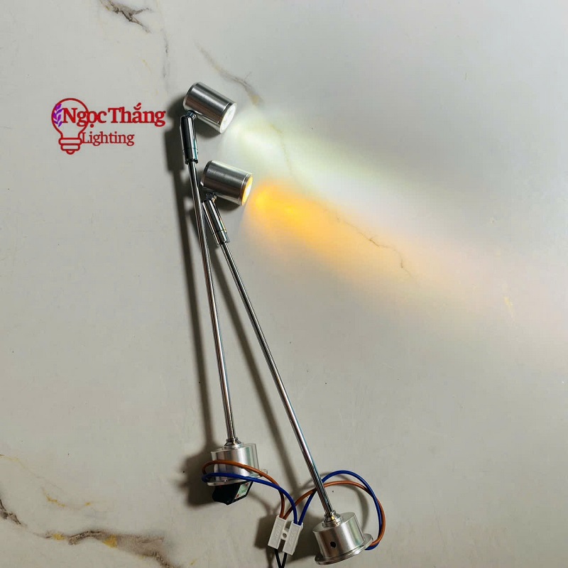 Đèn Led mini spotlight đèn rọi tủ trưng bày sản phẩm Ánh sáng Trắng/Vàng 3W 220V PT1908 Ngọc Thắng - Ảnh 33