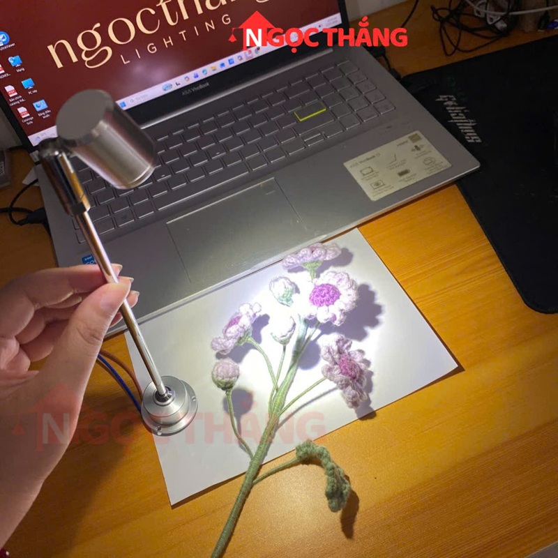 Đèn Led mini spotlight đèn rọi tủ trưng bày sản phẩm Ánh sáng Trắng/Vàng 3W 220V PT1908 Ngọc Thắng - Ảnh 37