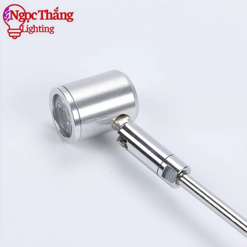 Đèn Led mini spotlight đèn rọi tủ trưng bày sản phẩm Ánh sáng Trắng/Vàng 3W 220V PT1908 Ngọc Thắng - Ảnh 25