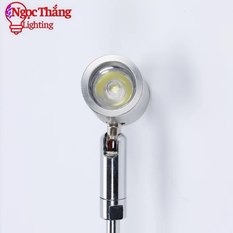 Đèn Led mini spotlight đèn rọi tủ trưng bày sản phẩm Ánh sáng Trắng/Vàng 3W 220V PT1908 Ngọc Thắng - Ảnh 26