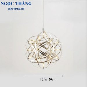 Alternative view of Đèn thả cầu sao Ø60cm 92 bóng trang trí ngoài trời phòng khách phòng ngủ bàn ăn 220V T2536A Ngọc Thắng
