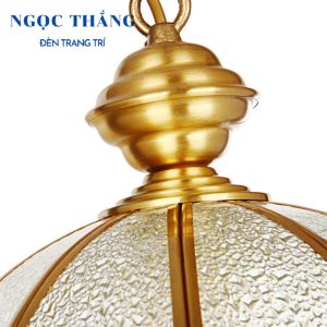 Đèn thả đồng cổ điển cao cấp trang trí phòng khách bàn ăn 220V TĐ8001/5 Ngọc Thắng - Ảnh 8