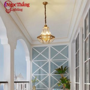 Đèn thả trần bàn ăn phi 28 trang trí phòng ngủ phòng khách Led 3 chế độ màu THD12 Ngọc Thắng - Ảnh 4