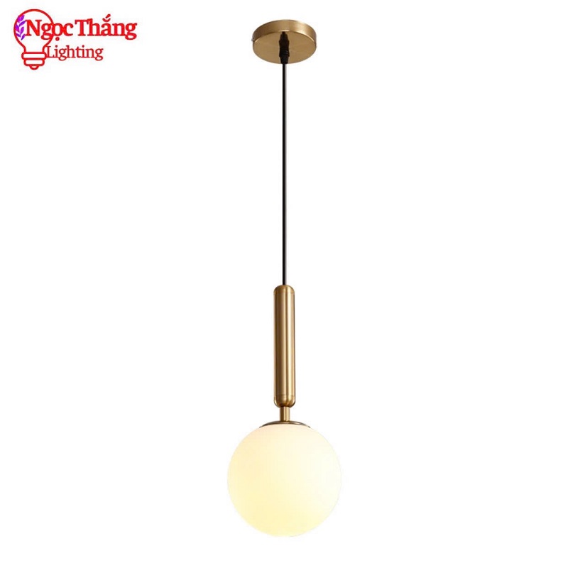 Đèn thả trần hình cầu thuỷ tinh trang trí bàn ăn quầy bar phòng ngủ E27 220V THCN192-21 Ngọc Thắng - Ảnh 4