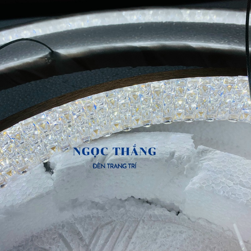 Đèn thả trần 3 vòng Led 40-60-80 trang trí phòng khách bàn ăn tích hợp Led 3 chế độ màu TH8122 Ngọc Thắng (Tặng kèm remote điều khiển từ xa) - Ảnh 6