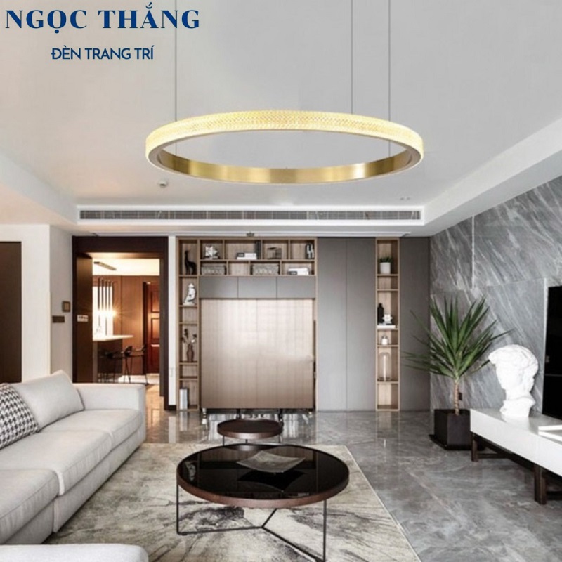 Đèn thả trần 3 vòng Led 40-60-80 trang trí phòng khách bàn ăn tích hợp Led 3 chế độ màu TH8122 Ngọc Thắng (Tặng kèm remote điều khiển từ xa) - Ảnh 19