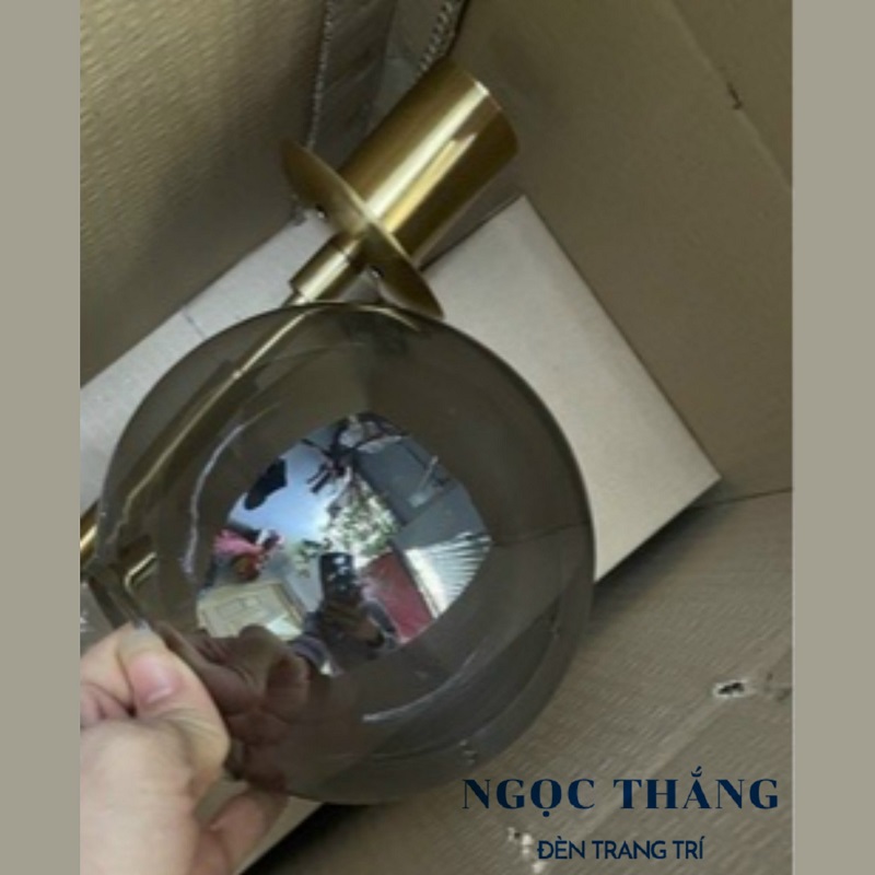 Đèn thả trần 6 bóng cao cấp trang trí phòng khách phòng ngủ bàn ăn THCN02 Ngọc Thắng (Kèm 6 bóng Led ánh sáng vàng) - Ảnh 4