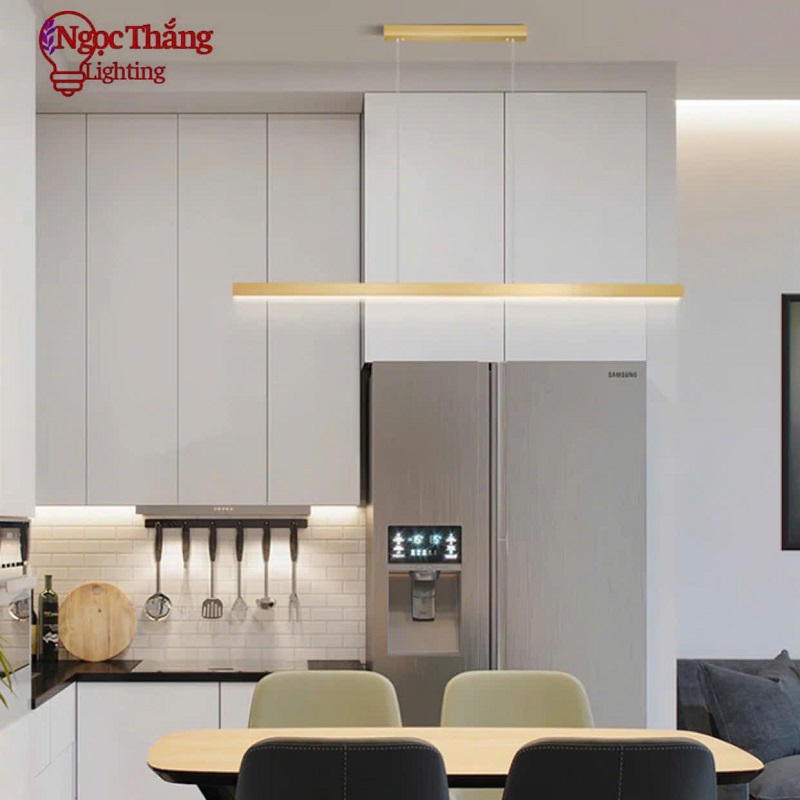 Đèn thả trần bàn ăn dài 115cm Led 3 chế độ màu THD7056 Ngọc Thắng (Tặng kèm remote điều khiển từ xa) - Ảnh 6