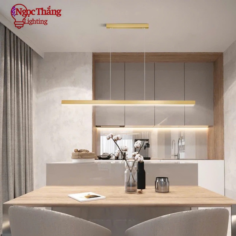 Đèn thả trần bàn ăn dài 115cm Led 3 chế độ màu THD7056 Ngọc Thắng (Tặng kèm remote điều khiển từ xa) - Ảnh 5