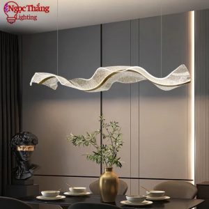 Đèn thả trần bàn ăn 180cm trang trí phòng khách văn phòng Led 3 màu 220V THD141 Ngọc Thắng