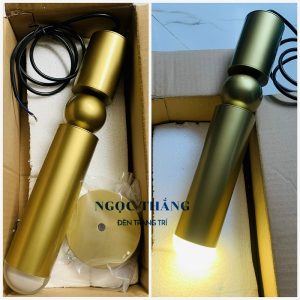 Đèn thả trần hình trụ trang trí phòng khách phòng ngủ bàn ăn quầy bar ánh sáng vàng Led 5W THD06 Ngọc Thắng - Ảnh 4