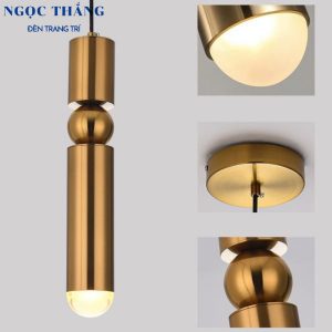 Alternative view of Đèn thả trần hình trụ trang trí phòng khách phòng ngủ bàn ăn quầy bar ánh sáng vàng Led 5W THD06 Ngọc Thắng