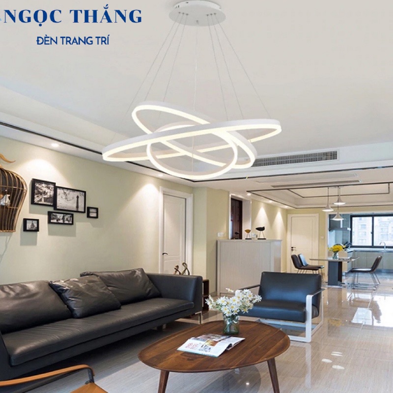 Đèn thả trần 3 led 20-40-60 trang trí phòng khách bàn ăn tích hợp Led 3 chế độ màu TH822 Ngọc Thắng (Tặng kèm remote điều khiển từ xa) - Ảnh 6