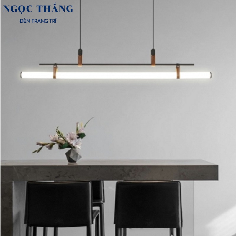 Đèn thả trần ngang 115cm trang trí văn phòng bàn ăn Led 3 màu TTK117 Ngọc Thắng (Kèm remote) - Ảnh 24