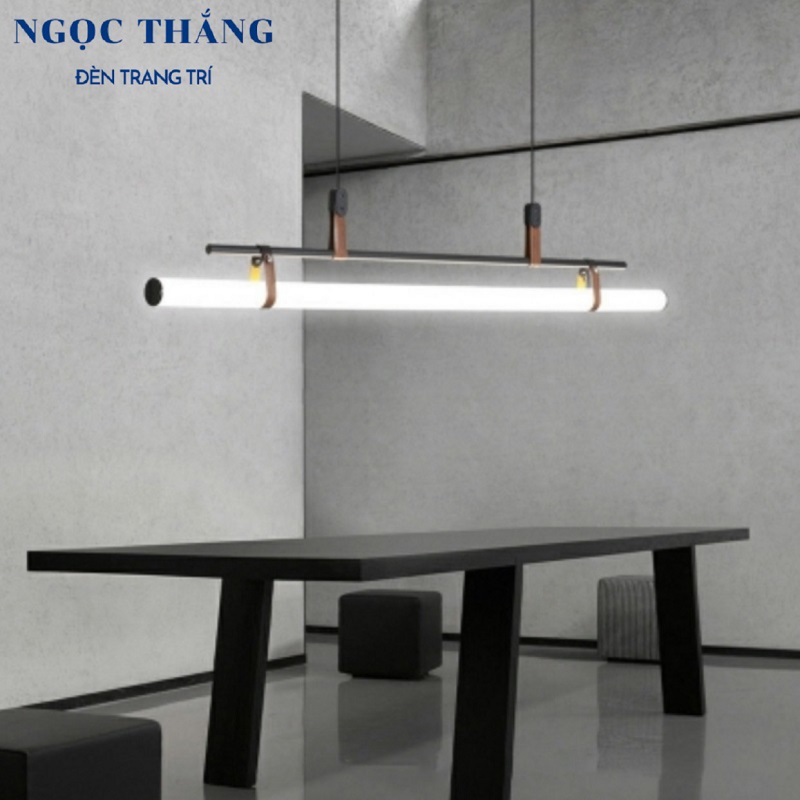 Đèn thả trần ngang 115cm trang trí văn phòng bàn ăn Led 3 màu TTK117 Ngọc Thắng (Kèm remote) - Ảnh 21