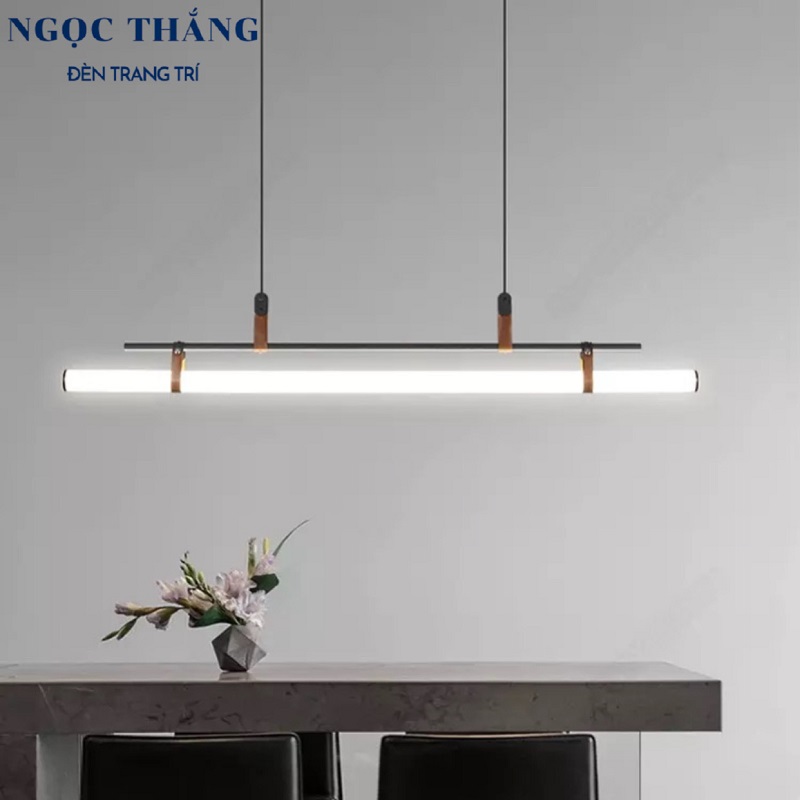 Đèn thả trần ngang 115cm trang trí văn phòng bàn ăn Led 3 màu TTK117 Ngọc Thắng (Kèm remote) - Ảnh 20