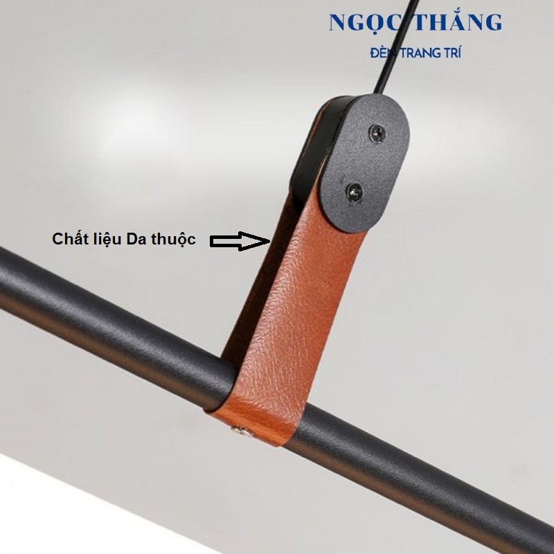 Đèn thả trần ngang 115cm trang trí văn phòng bàn ăn Led 3 màu TTK117 Ngọc Thắng (Kèm remote) - Ảnh 32