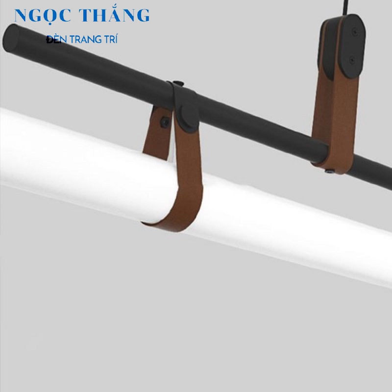 Đèn thả trần ngang 115cm trang trí văn phòng bàn ăn Led 3 màu TTK117 Ngọc Thắng (Kèm remote) - Ảnh 28