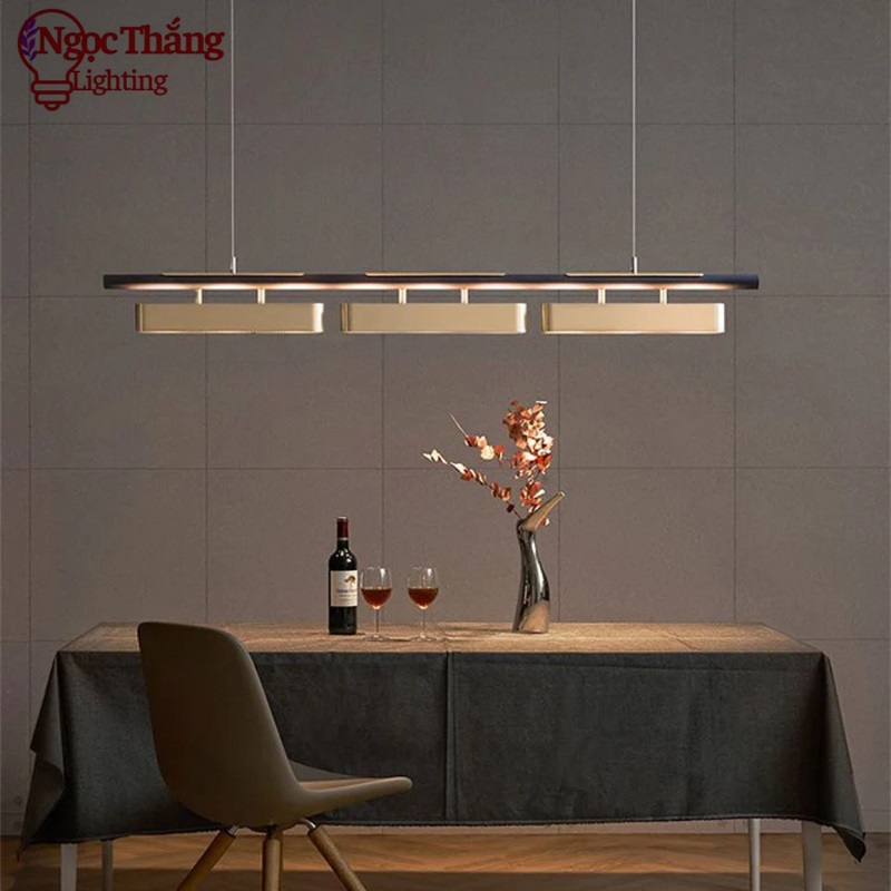 Đèn thả bàn ăn văn phòng trang trí phòng khách Bảo Hành 24 tháng Led 3 màu 45W 220V TTK92 Ngọc Thắng Kèm Remote