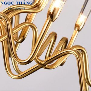 Đèn thả trần pha lê cao cấp 30 bóng trang trí phòng khách phòng ngủ bàn ăn 90W 220V TH858-100 Ngọc Thắng - Ảnh 5