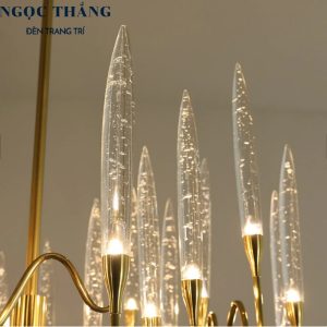 Alternative view of Đèn thả trần pha lê cao cấp 30 bóng trang trí phòng khách phòng ngủ bàn ăn 90W 220V TH858-100 Ngọc Thắng