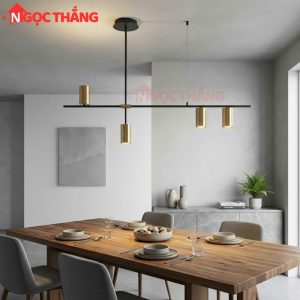 Đèn trần 4 bóng trang trí phòng khách phòng ngủ bàn ăn Led 48W 220V TTK110N4 Ngọc Thắng - Ảnh 5