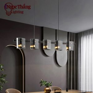 Alternative view of Đèn thả trần nghệ thuật trang trí bàn ăn phòng khách Led 3 chế độ màu TTK130N5 Ngọc Thắng