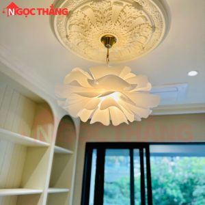 Alternative view of Đèn thả trần hình hoa trang trí bàn ăn phòng khách phòng ngủ 8W E27 220V TTK74 Ngọc Thắng