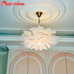 Đèn thả trần hình hoa trang trí bàn ăn phòng khách phòng ngủ 8W E27 220V TTK74 Ngọc Thắng