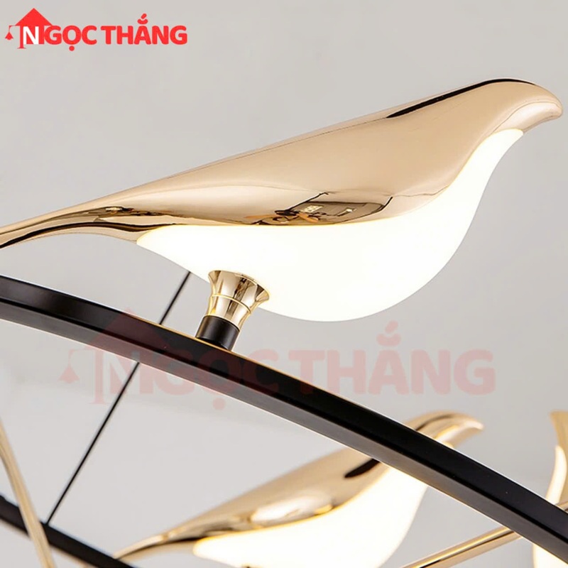 Đèn thả trần trang trí bàn ăn phòng ngủ phòng khách 36w ánh sáng vàng T9008/6 220V Ngọc Thắng (Tặng kèm bóng) - Ảnh 5