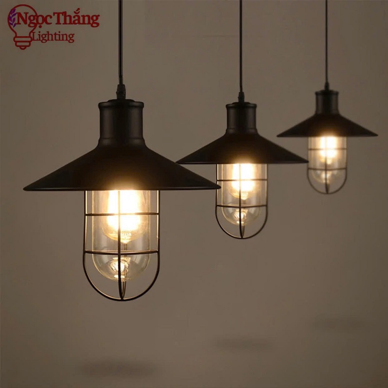 Đèn thả trần trang trí bàn ăn quán cà phê T14 Ngọc Thắng - Ảnh 4