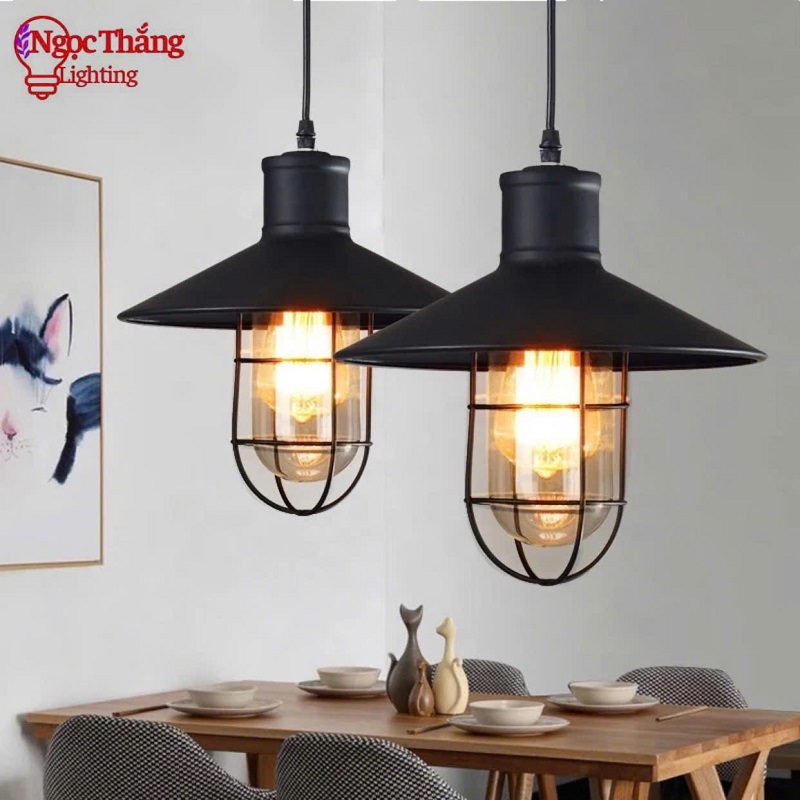 Đèn thả trần trang trí bàn ăn quán cà phê T14 Ngọc Thắng - Ảnh 5