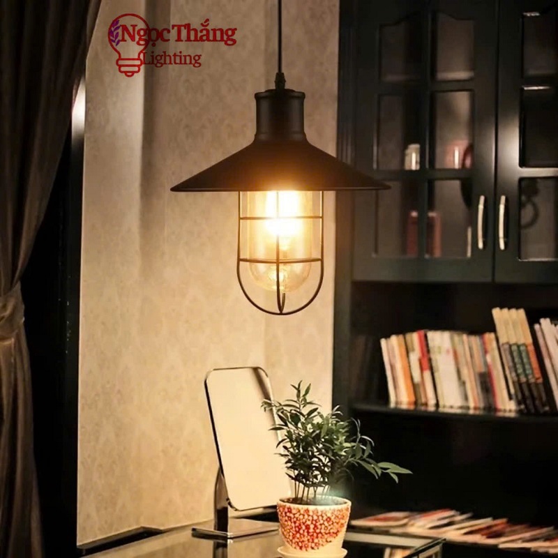 Đèn thả trần trang trí bàn ăn quán cà phê T14 Ngọc Thắng