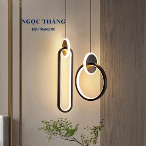 Alternative view of Đèn thả trần trang trí phòng khách phòng ngủ bàn ăn Led 3 chế độ màu TTK135A Ngọc Thắng