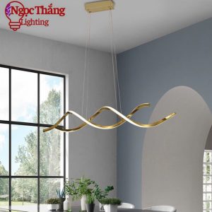 Đèn thả trần trang trí phòng khách bàn ăn Led 3 chế độ màu 30W T243C Ngọc Thắng (Tặng kèm remote điều khiển từ xa tiện dụng)