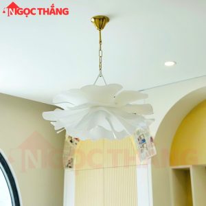 Đèn thả trần hình hoa trang trí bàn ăn phòng khách phòng ngủ 8W E27 220V TTK74 Ngọc Thắng - Ảnh 6