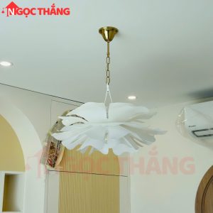 Đèn thả trần hình hoa trang trí bàn ăn phòng khách phòng ngủ 8W E27 220V TTK74 Ngọc Thắng - Ảnh 5
